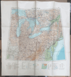 NEW YORK USA RUSKÁ MAPA 1:2,500.000