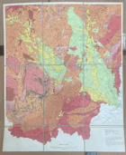GEOLOG. MAPA ČESKÉ BUDĚJOVICE VYŠŠÍ BROD 1:200.000