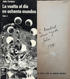 La vuelta al día en ochenta mundo Tomo II AUTOGRAPH SIGNATURE!