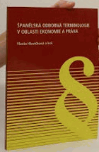 Španělská odborná terminologie v oblasti ekonomie a práva