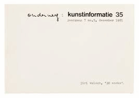 kunstinformatie 35 jiri valoch 20 work's