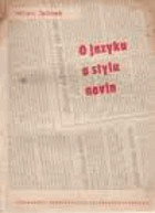 O jazyku a stylu novin