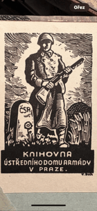 Ústřední dům armády EX LIBRIS knihovna !