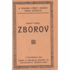 ZBOROV K prvnímu výročí zborovského vítězství.