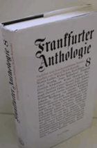 Frankfurter Anthologie 8-Gedichte und Interpretationen INSEL VRLG.