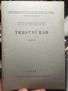 Trestní řád-jen pro účely SNB !!