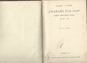 Charašó, pán, da?! Zápisky všelijakého vojáka, 1914-19