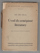 Úvod do zeměpisné literatury Introduction à la littérature géographique