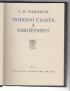 Moderní člověk a náboženství