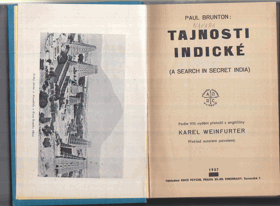 Tajnosti indické - A search in secret India