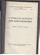 2SVAZKY Historický místopis země Moravskoslezské.