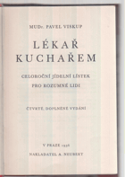 Lékař kuchařem Celoroční jídelní lístek pro rozumné lidi